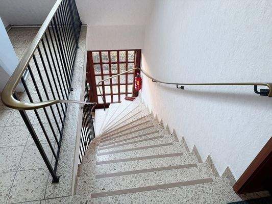 Gepflegtes Treppenhaus