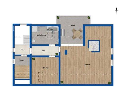 Grundriss Dachgeschoss