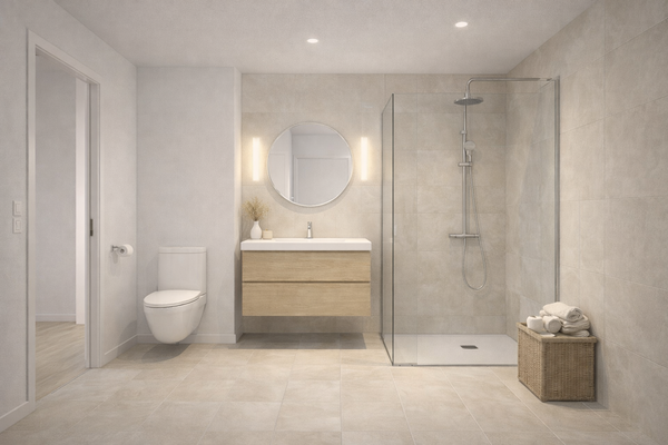 Badezimmer modellhaft