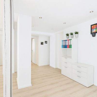 Büroecke leer Visualisierung