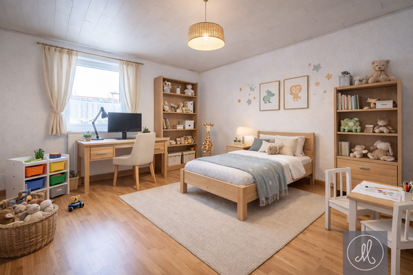 Kinderzimmer OG virtuell möbliert