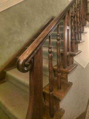 Silvolles Treppenhaus