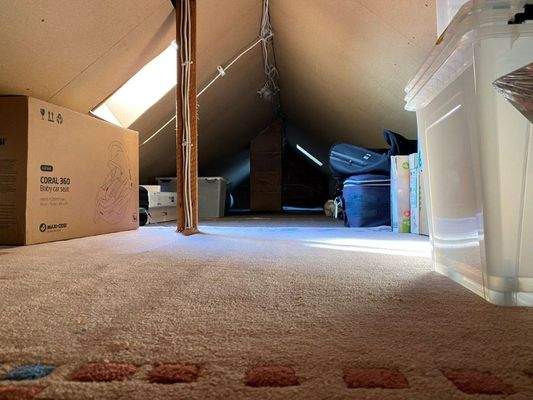 zusätzlicher Platz im Spitzboden