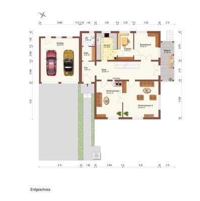 Hochw. 1FH, EG Grundriss