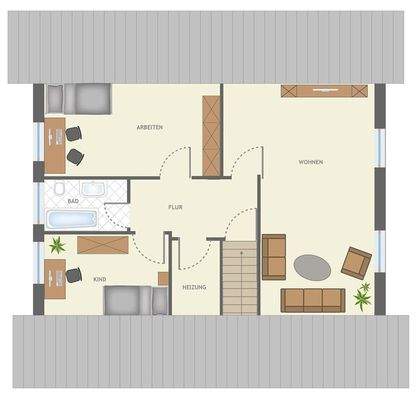 Grundriss Dachgeschoss