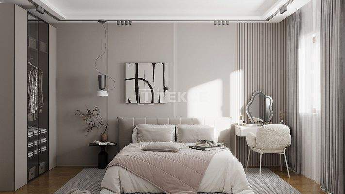 Brand-new Apartments with Balcony and Elevator in Karşıyaka İzmir