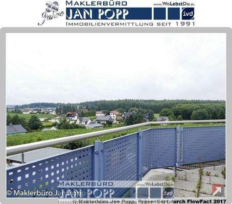 Blick vom Balkon der WE 5