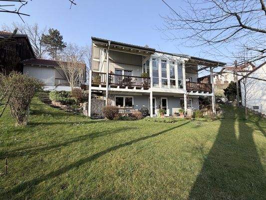 Herrlicher Blick Richtung Sonne