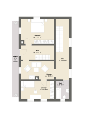 Hausnr. 25 Obergeschoss