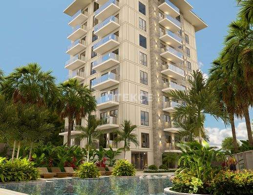 Apartments in a Two-Block Project Near the Sea in Alanya
