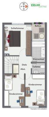 Grundriss Schlafgeschoss