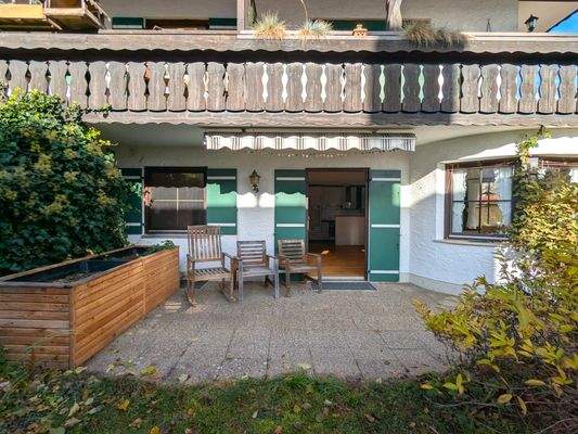 Südterrasse mit Markise