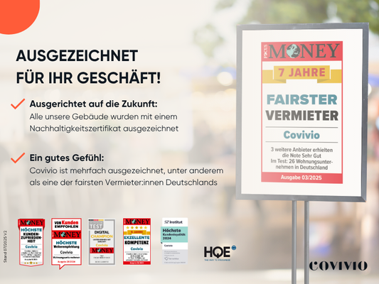 Ausgezeichnet für Sie