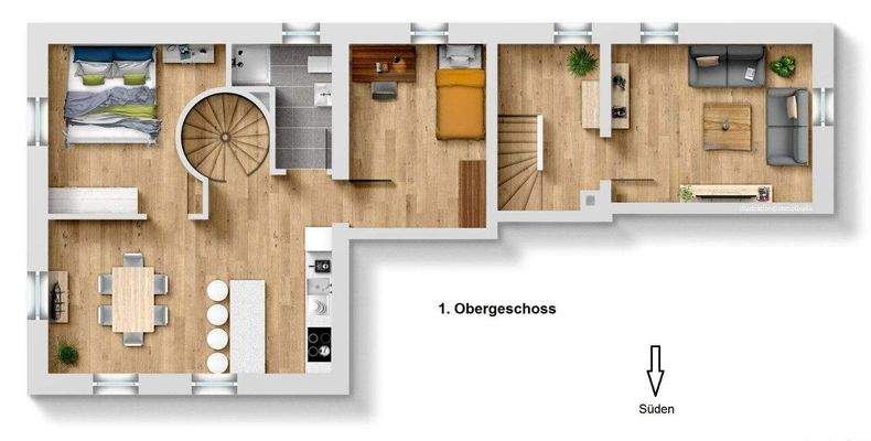 Grundriss Obergeschoss