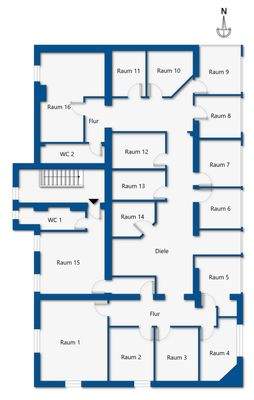 Grundriss Erdgeschoss 