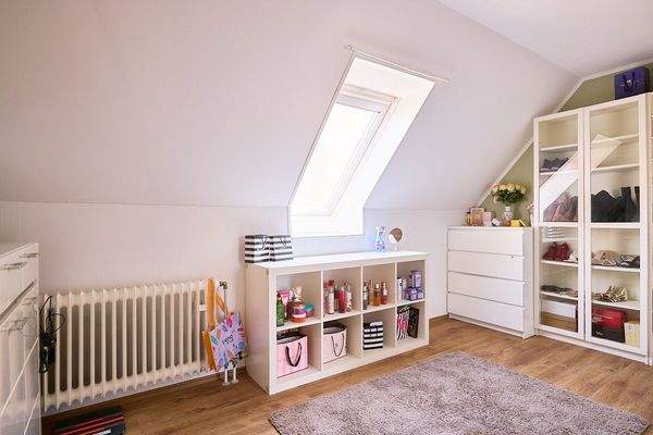 Blick in das Kinderzimmer im Obergeschoss