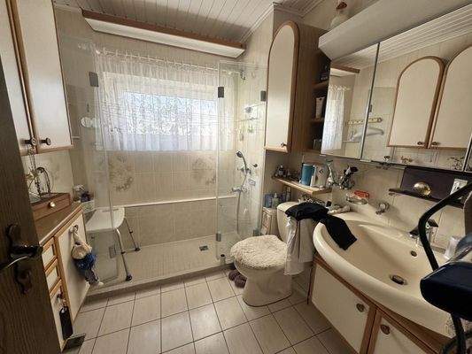 Badezimmer mit großer Dusche