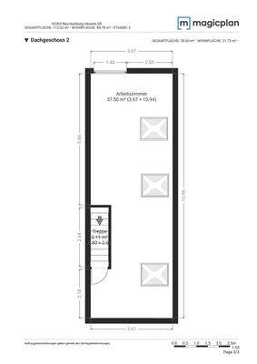 Grundriss Spitzboden