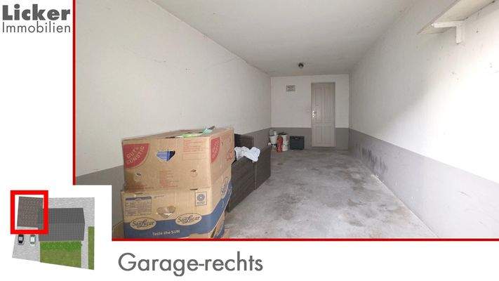 Garage rechts