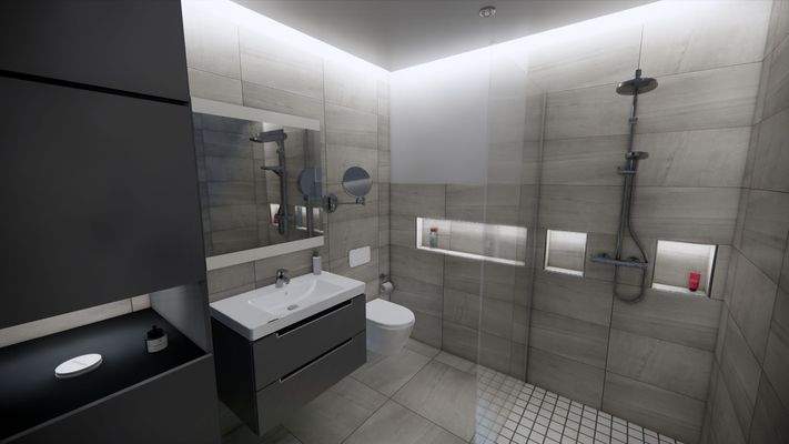 Visualisierung Badezimmer