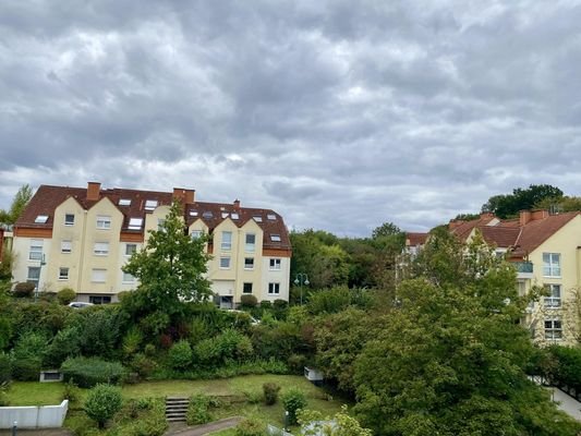 Blick vom Balkon 