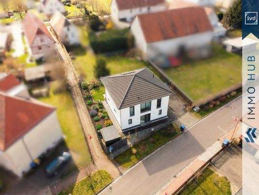 Hausansicht Vogelperspektive