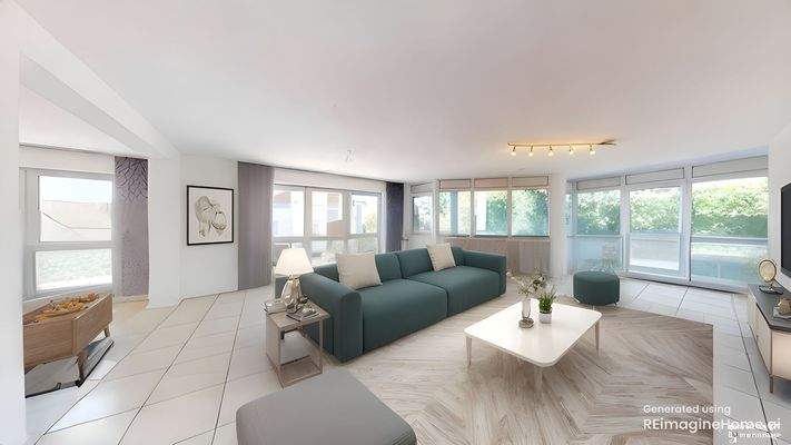 Wohnzimmer (Möbliert)