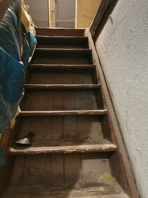 Treppe ins Dachgeschoss
