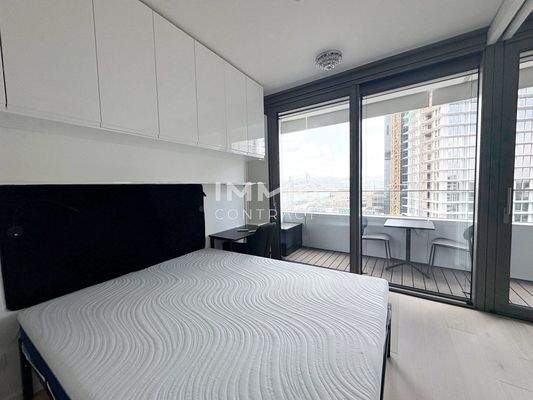 Schlafzimmer Richtung Balkon