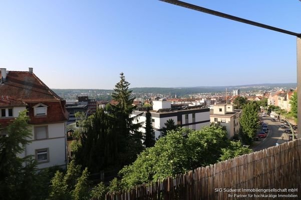 Aussicht von der Terrasse 