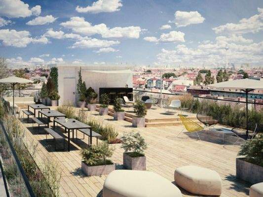 Visualisierung Dachterrasse