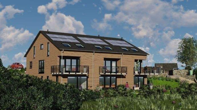 Ostgiebel - Dach grossflächig mit Photovoltaik