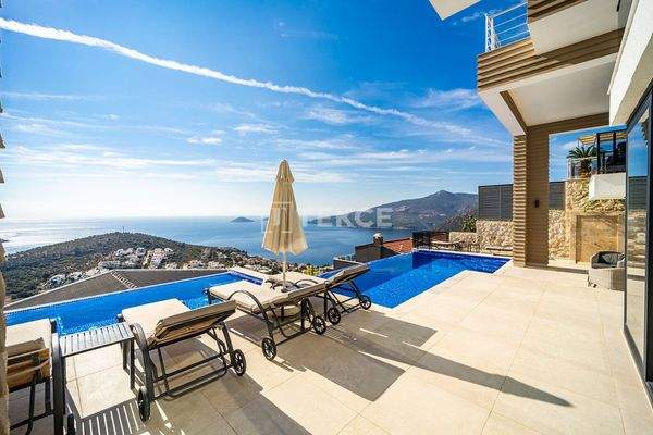 Luxury Sea View Property with Pool in Kalkan Kaş