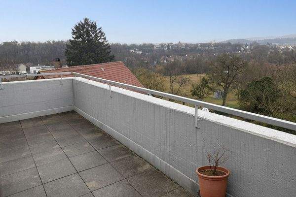 Dachterrasse 2 am Wohnzimmer u Kinderzimmer