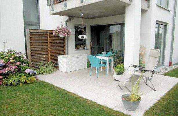 Blick auf die Terrasse