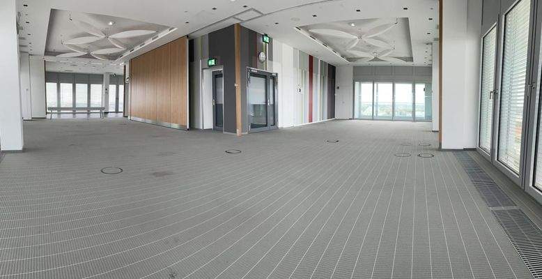 Räumlichkeit ohne Trennwände