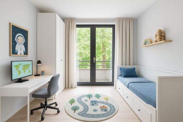 Schlafzimmer KI generiert