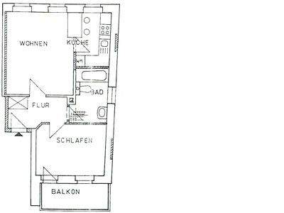 Grundriss 1. und 2. Obergeschoss rechts