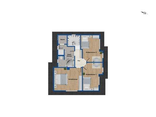 Grundriss Obergeschoss