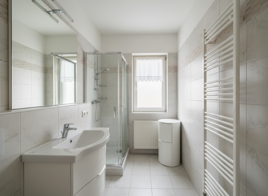 Tageslichtbad mit Dusche - Erdgeschoss