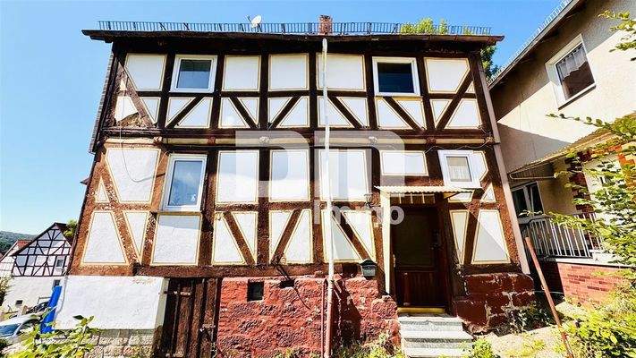 Frontansicht Haus Fachwerk