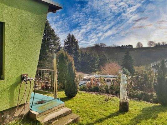 Ausblick vom Grundstück