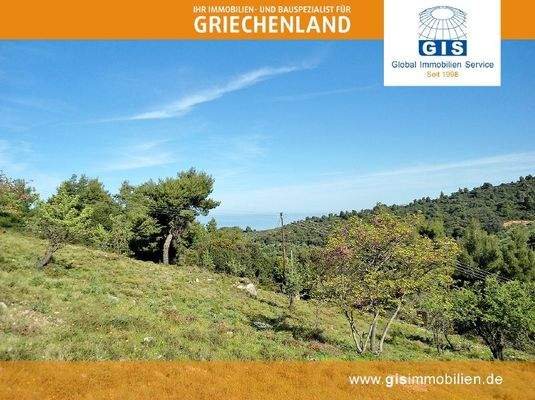 Grundstück mit Ausblick aufs Meer