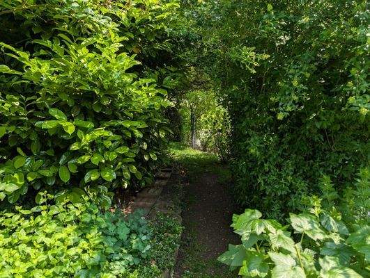 Durchgang richtung Terasse