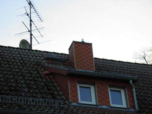 Gaubenansicht im DG, Strassenseite