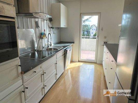 rustikale EBK, Balkonzugang