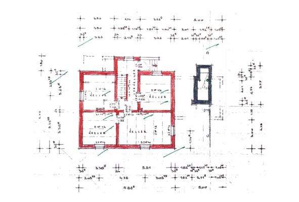 KG Originalgrundriss 1954