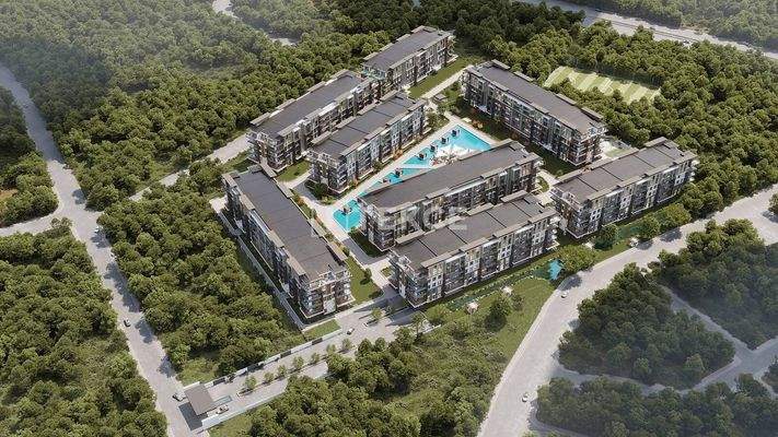 Apartments for Investment in Kartepe with Forest Views