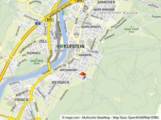 Absolute 1A-Lage, sonnig, ruhig wenige Minuten vom Zentrum Kufsteins