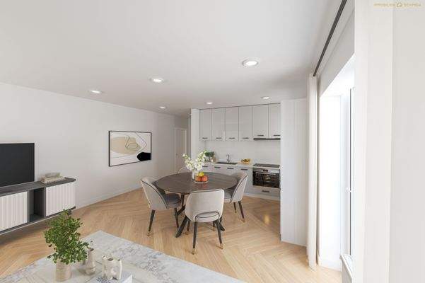 Küche und Esszimmer